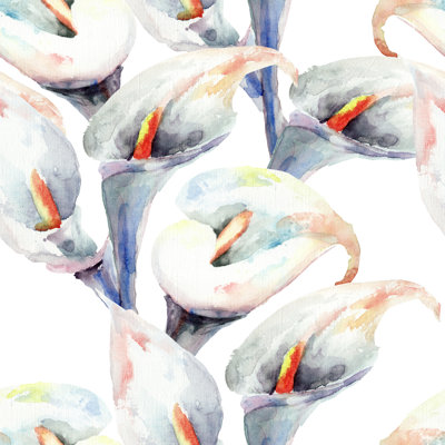 «Tilstone Calla Lily Flowers» par Ateli