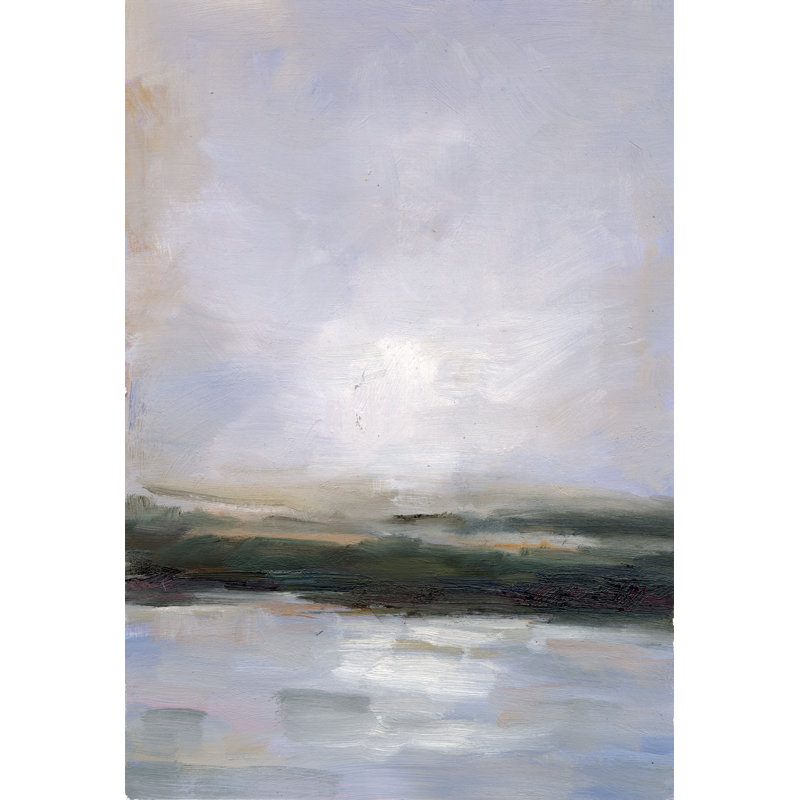 Water Abstract - Wrapped Canvas Painting, 46cm H x 30cm W x 3.8cm D