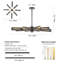 Lustre spoutnik industriel moderne 34 "