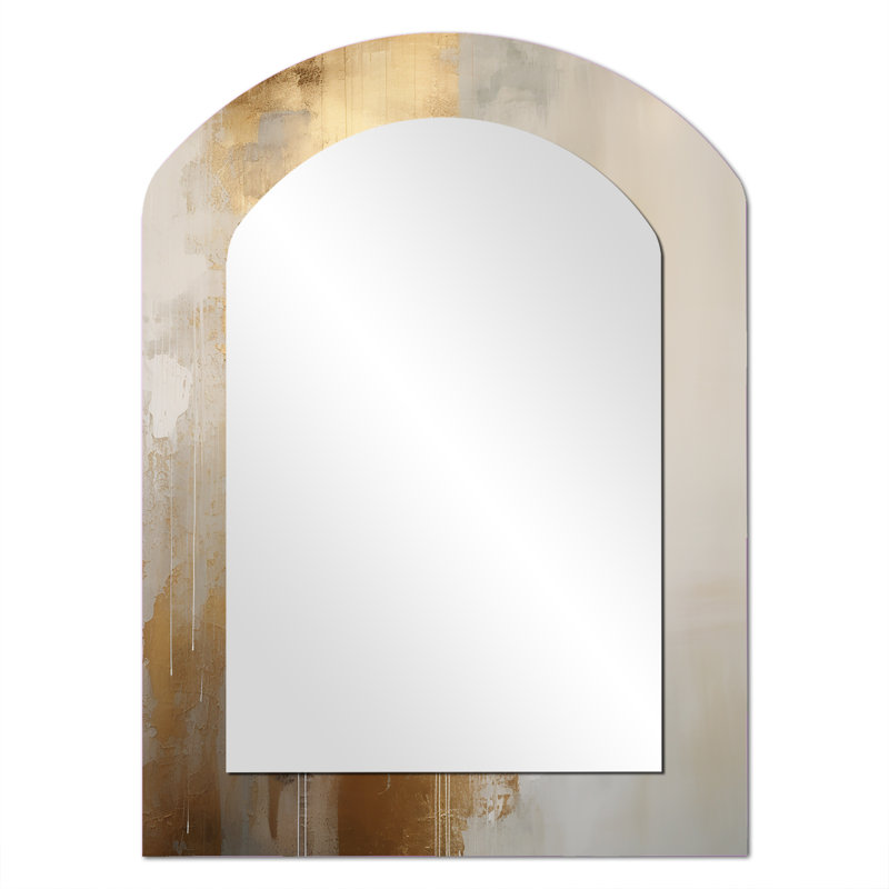 Miroir mural asymétrique Minimal, 34 po x 25 po
