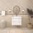 Siglind 29.9'' Single Bathroom Vanity with Solid Surface Top-1908055228-1908055226