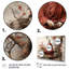 Écritures sacrées du bouddhisme orange et beige - Décoration murale spirituelle-778630765-778630764