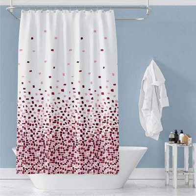 13 Piece Polyester Shower Curtain Set