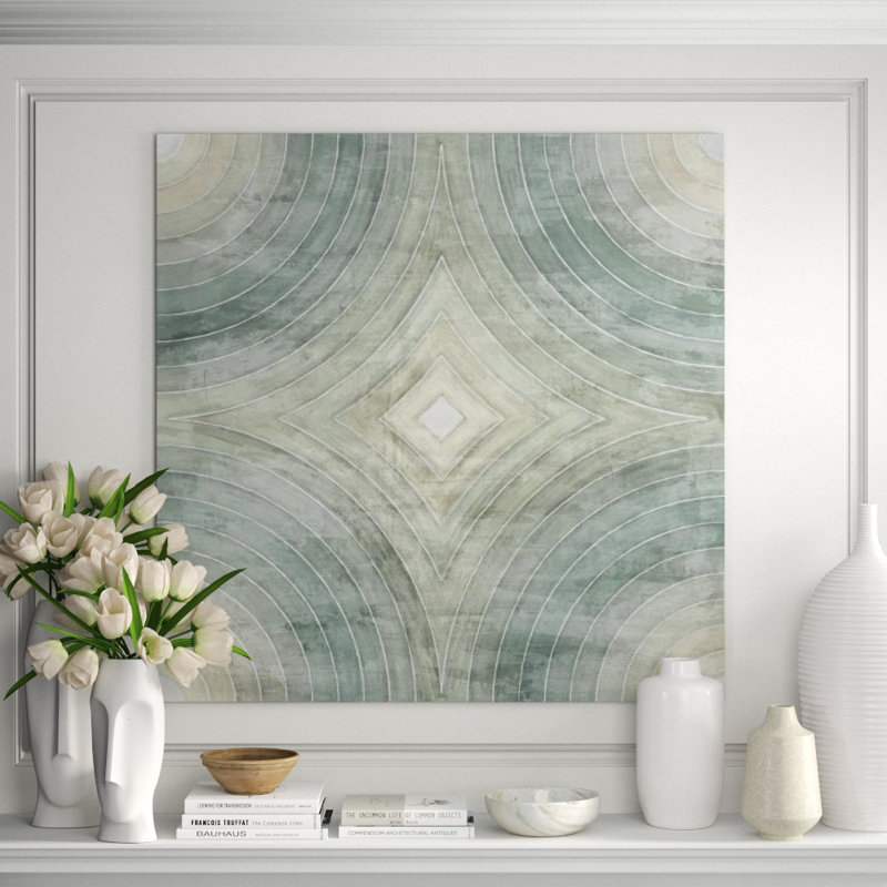 Concentration Of Green I Print by Guseul Park, 30" H x 30" W, Outdoor