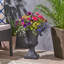 Jardinière en urne romaine LifeSky de 15 lb pour le vestibule du porche: rehausse instantanément l'attrait de la terrasse - Vous recevez des invités ce week-end? - Résistant aux intempéries et fabriqué à la main
