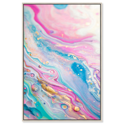 Art mural Cosmode Waterway Geode par Art Remedy