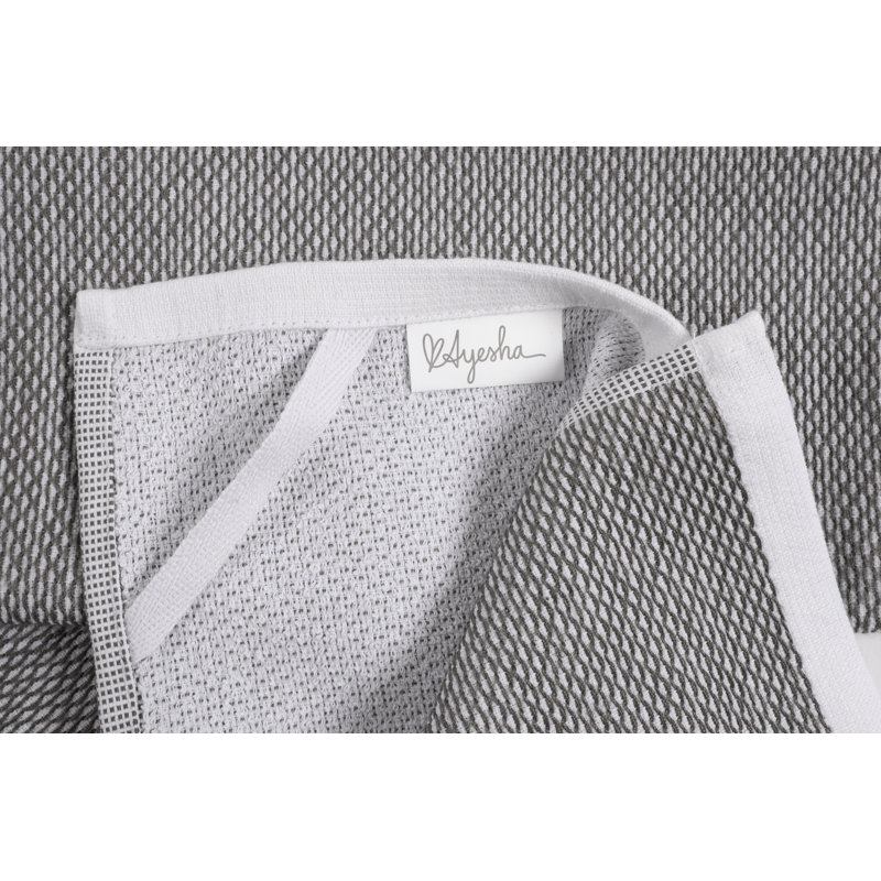 Ayesha Curry 6 Piece Assorted Linens Set, Gray