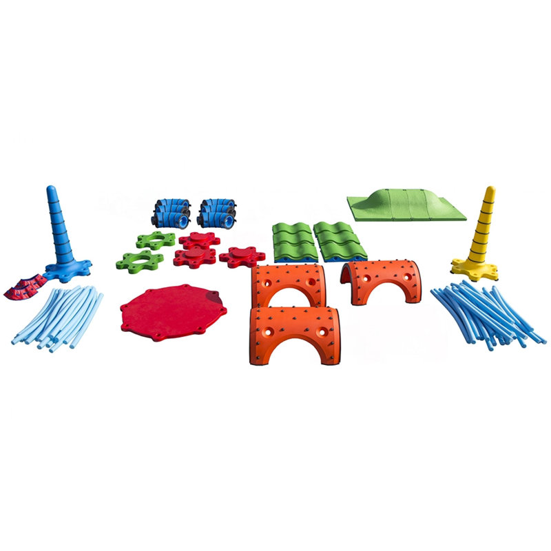 Freestanding Plastic Freestanding Equipment with Activity Panel