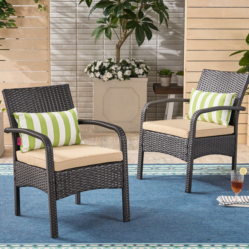 Meuble exotique: Fauteuil Kd brun clair avec base Mobilier de club extérieur:
