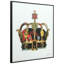 Couronne avec arches arrondies, impression d’art graphique sur verre