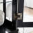 Antique Display Cabinet With Black Glass, Adjustable Shelves, Base, And Complementary Bulb For Hallway Cherry Glass Doors, Shelving, - Proof Construction, Included E26 Interior Design-121111251