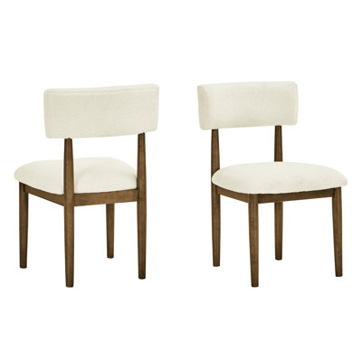 Chaises d'appoint rembourrées en tissu Sherpa
