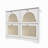 Mid-Century Narrow Design Tipping Bucket Shoe Cabinet With 4 Flip Drawers, Elegant Entryway Shoe Organizer With 4 Rattan Doors, Freestanding Shoe Rack With 2 Silvery Hooks For Hallway, 42.1"W-8652082