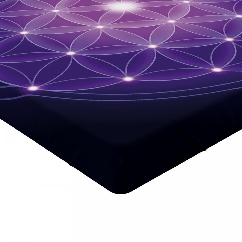 Microfiber Geometric Fitted Sheet, Twin XL Fitted Sheet