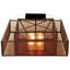 4 - Light Semi Flush Mount