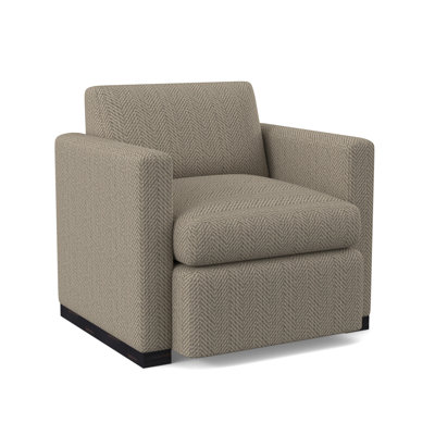 Ledger Upholstered Swivel Accent Chair