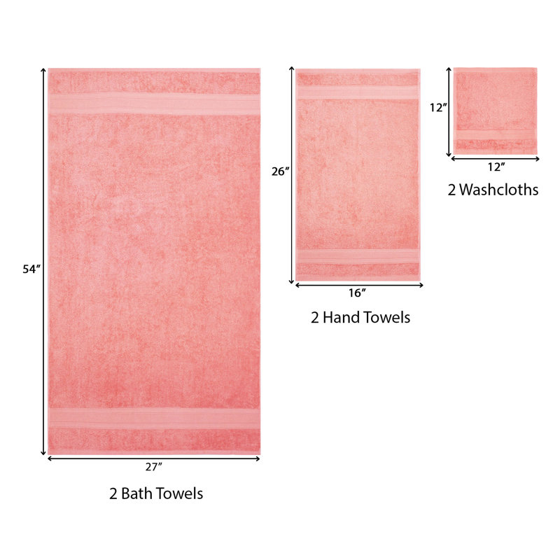Soft Comfort 6 PC Set, Coral Haze