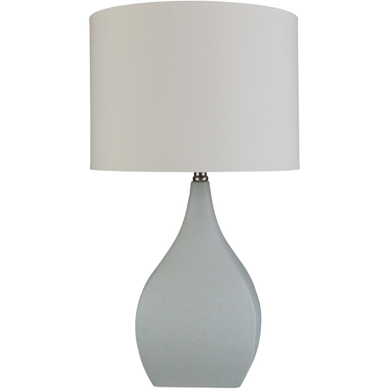 Larimore Ceramic Table Lamp, Gray
