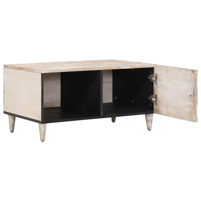 Vidaxl Coffee Table Solid Mango Wood Furniture Rectangular Indoor Modern Decor