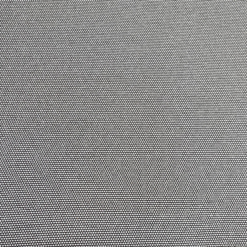 Parasol de marché Laonceston, Toile toile Sunbrella® noire, Tweed texturé gris