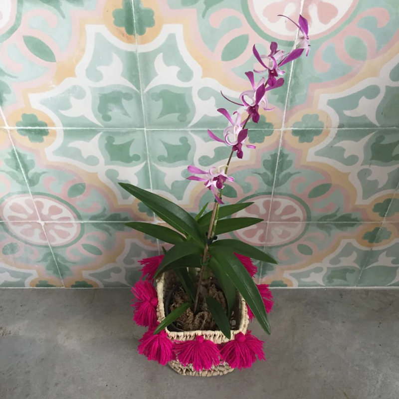 Catch All Basket, Fuchsia