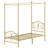 Turkay Metal Canopy Bed Frame-1203360076-1203314993