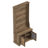 Chessani 31.3'' Wide Rustic Decorative Mirror Storage Bench Hall Tree-1244259066