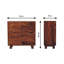 Almus 80cm Solid Wood Sideboard