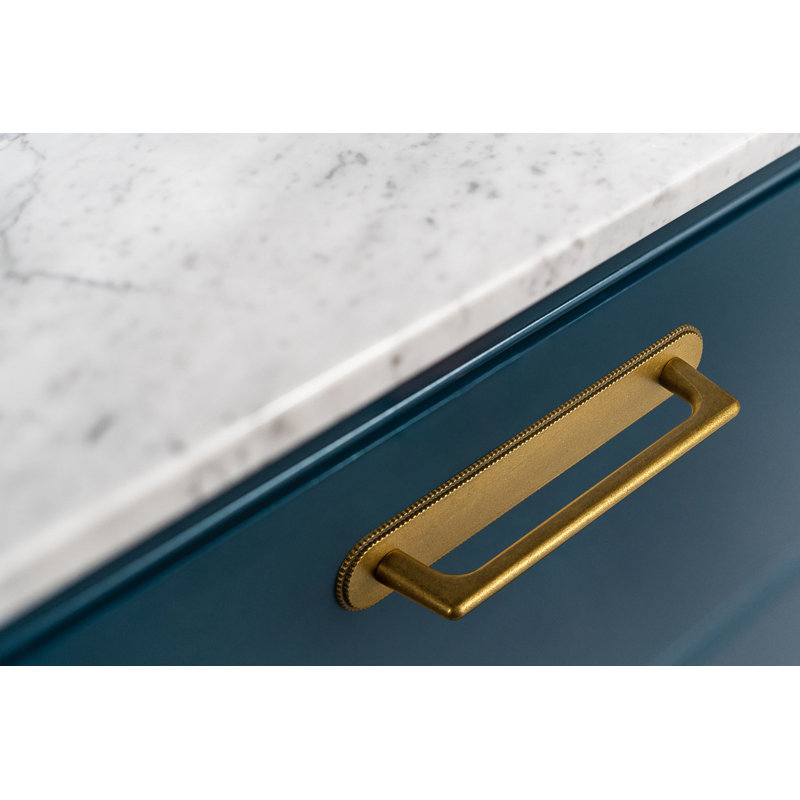 Classical Cabinet Bar Pull With Backplate(G019) Multipack, 5", Antique Brass