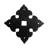 Black Door Knocker Cast Iron Door Knockers 7 Inch X 5.5 Inch Renovators Supply