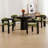 Wooden Upholstered Barrel Dining Chairs-1288181014