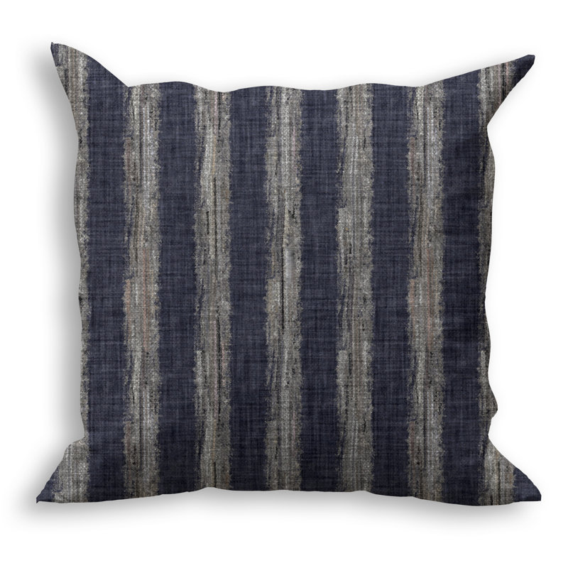 Noza Striped Outdoor Reversible Throw Pillow, 18" x 18"