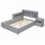 Lit avec rangement, table de chevet, 2 tiroirs, ports USB et bureau-1887107465