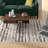 Bethlyn Striped Ivory/Charcoal Area Rug-38027711