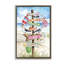 «Seaside Rules Signs», toile flottante encadrée par Ronnie Rooney-1959473046-1946972918