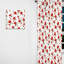 Pois rouge et blanc - Rideau abstrait - Rideau abstrait obscurcissant - 1 panneau-107596476
