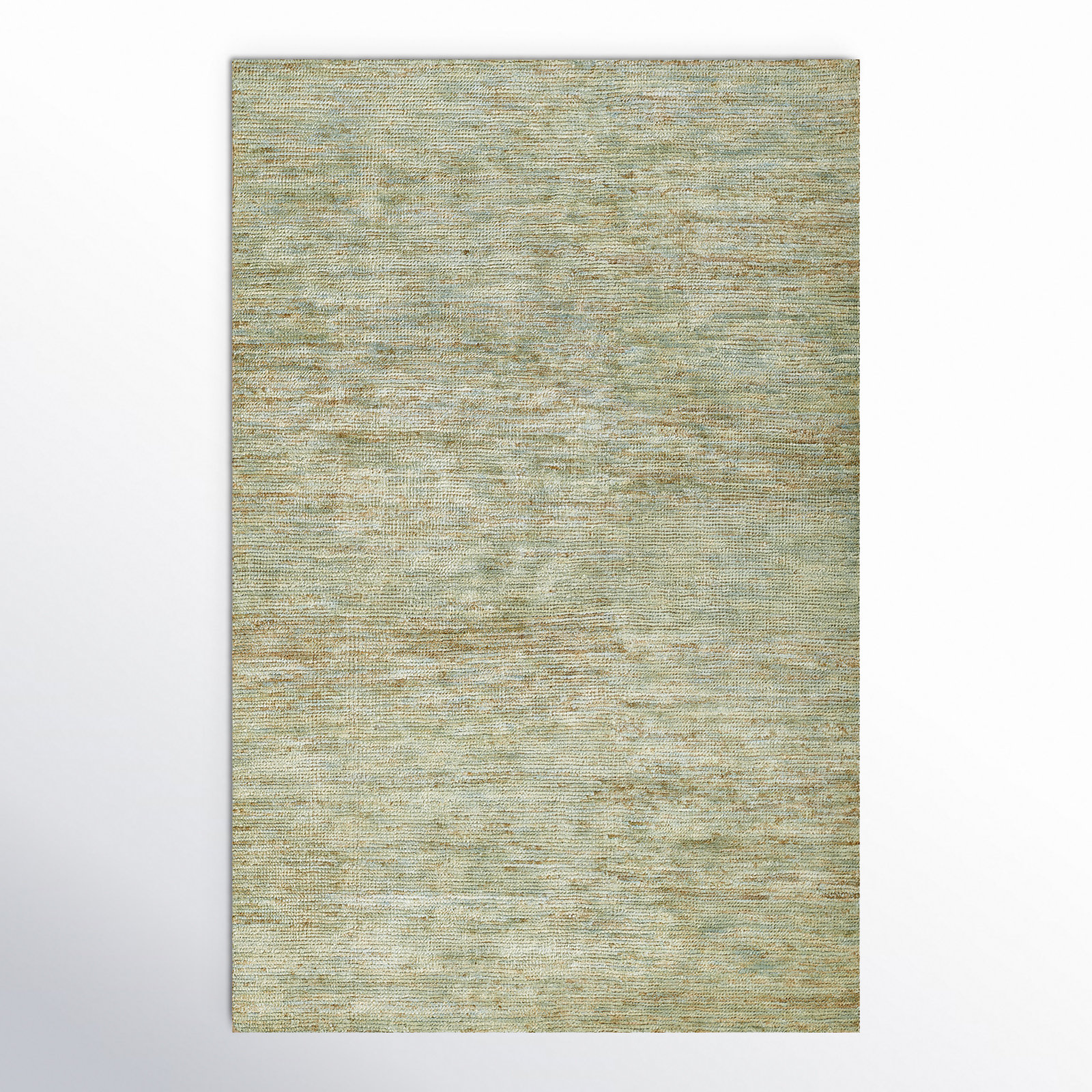 Sarina Handmade Green Rug, Runner 2'3" x 8'