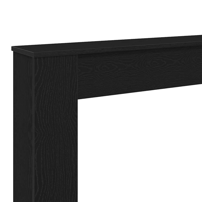 Engineered Wood Fireplace Surround, Black Oak