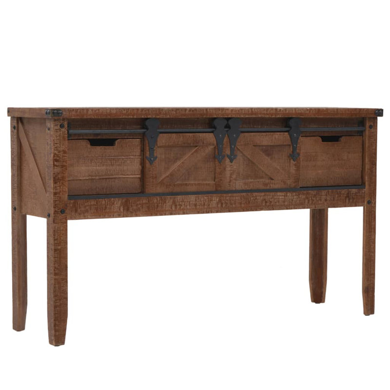 Perla 131cm Solid Wood Top Console Table
