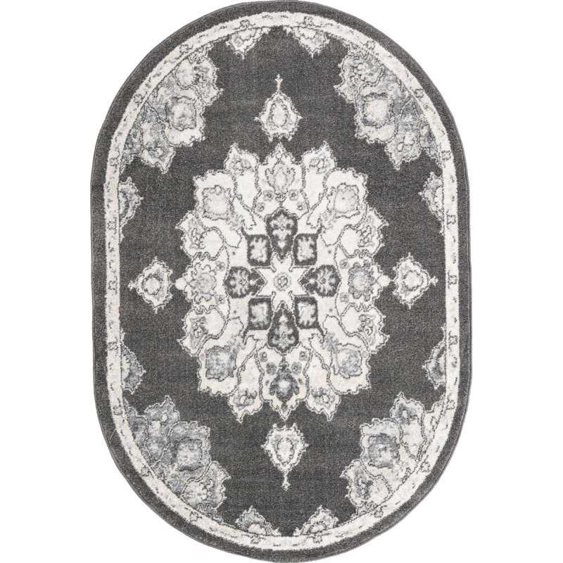 Oriental Indoor Rug, Oval 4' x 6'