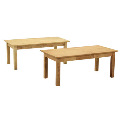 Nathaniel Solid Wood Four Leg Coffee Table