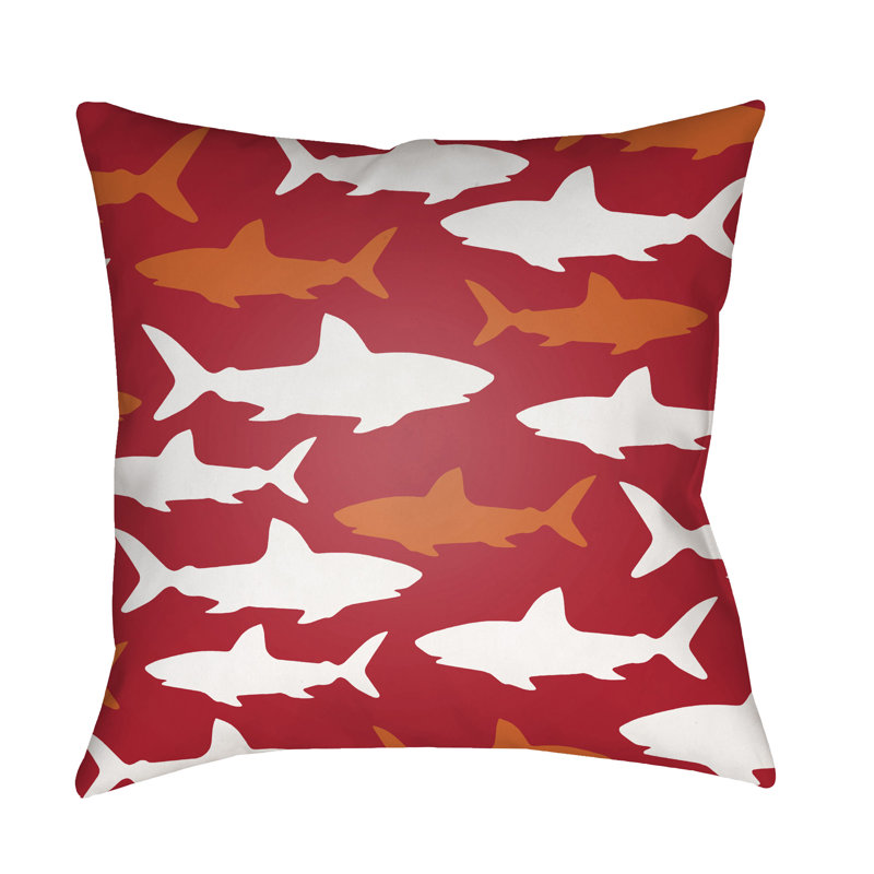 Outdoor Throw Pillow, 18" H x 18" W x 3.5" D, Green