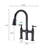 Bridge Kitchen Faucet With Pull-Down Sprayhead In Spot