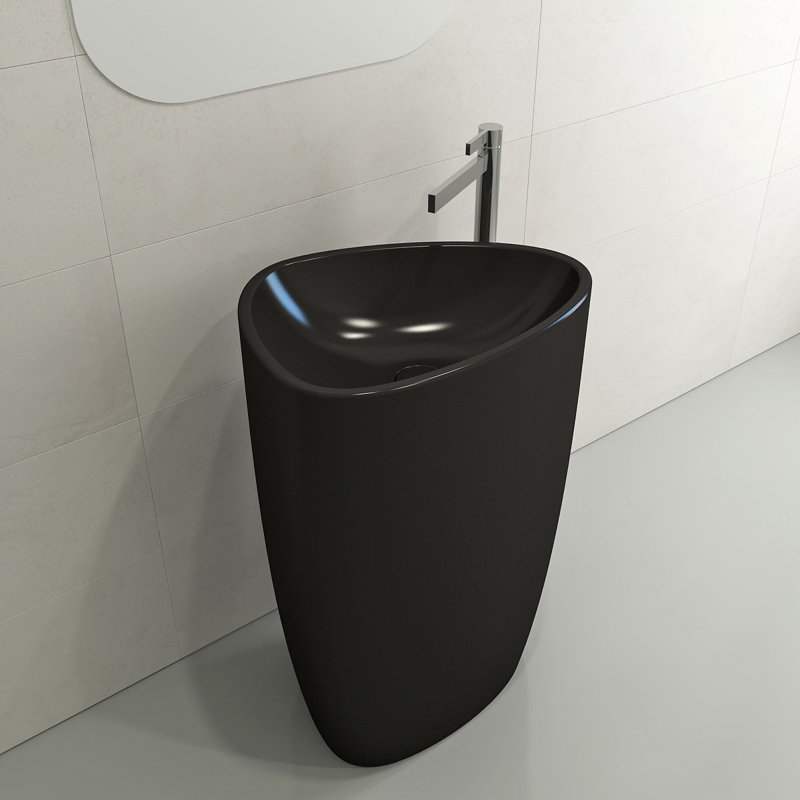 Etna Monoblock Basin 0TH - 86x58x44cm, Matte Black
