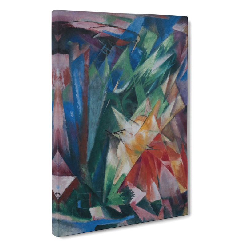 Birds by Franz Marc - Wrapped Canvas, 76cm H x 50cm W x 3cm D
