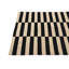 Tapis noir et blanc Orta