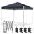 Iron Pop-up Canopy with Removable Mesh Sidewalls and Roller Bag-86706488-90566785
