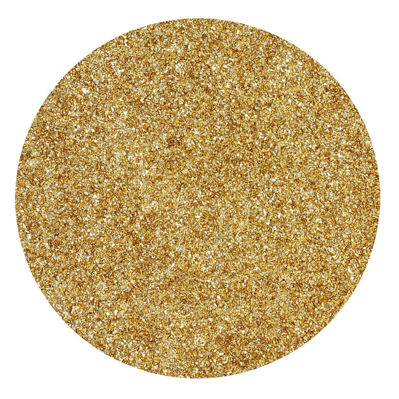 Sparkles Home | Geode 15" Placemat | Metallic Stones Design | Durable Resin Table Decor, Gold