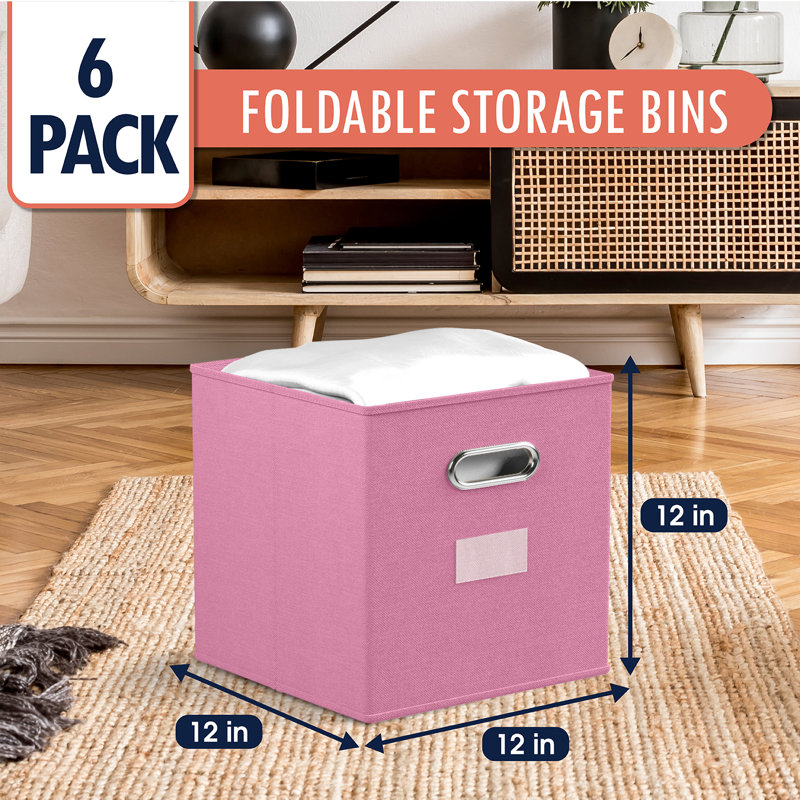 Bac en carton pliable, Rose