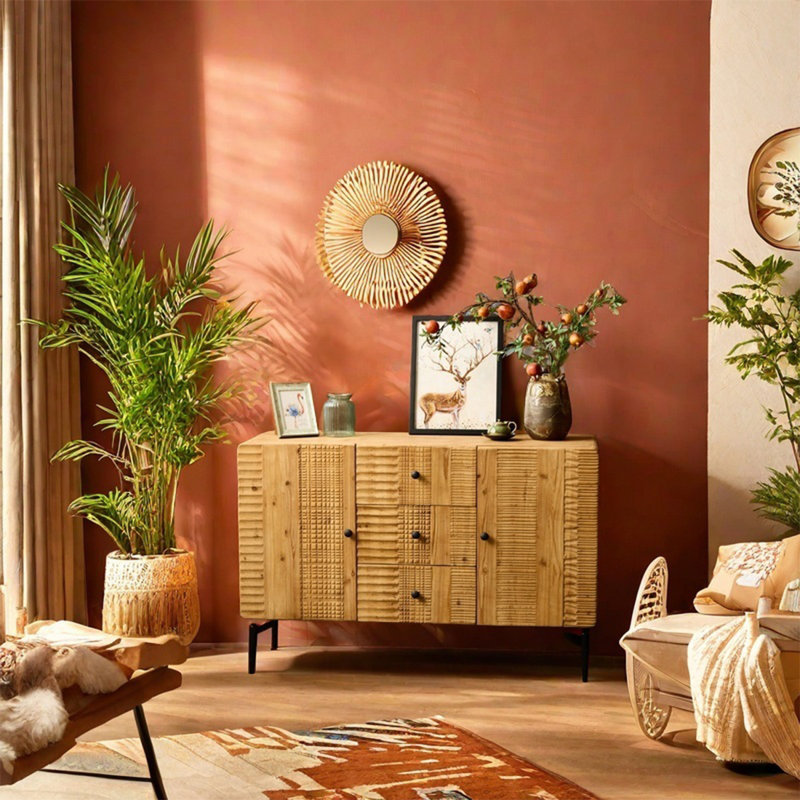 Armoire de rangement vintage avec pieds en fer